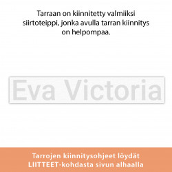 Oma tekstitarra 11-15 kirjainta - hopea