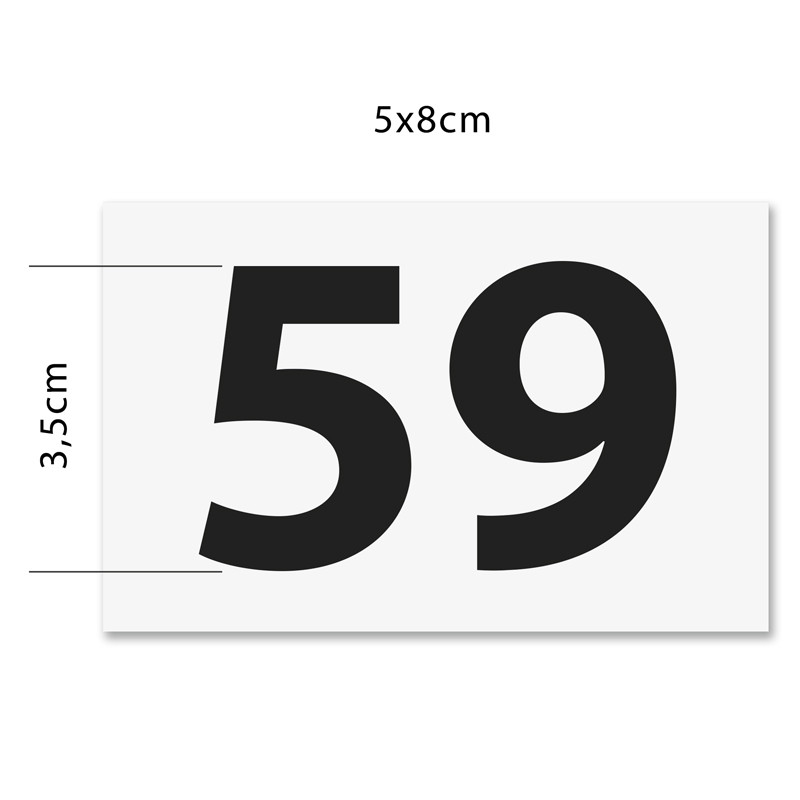 Numerokyltti - 2 numeroa