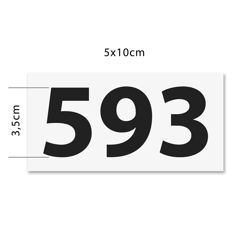 Numerokyltti - 3 numeroa