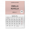 Seinäkalenteri A4 Omilla kuvilla - Malli 1