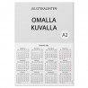 Julistekalenteri Omalla kuvalla A2