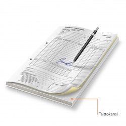 Työmääräys A4 - Malli 1/100kpl