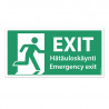 Exit hätäuloskäynti (jälkivalaiseva)