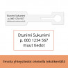 Pyydysmerkin nimilipukkeet 10kpl