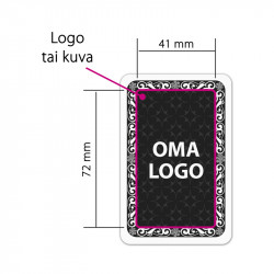 Pelikortit omalla logolla 25 pakkaa