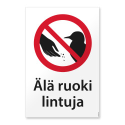 Älä ruoki lintuja