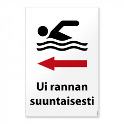 Ui rannan suuntaisesti...