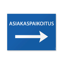 Asiakaspaikoitus (nuoli...