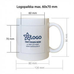 Muki omalla logolla 5kpl