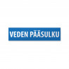 Veden pääsulku
