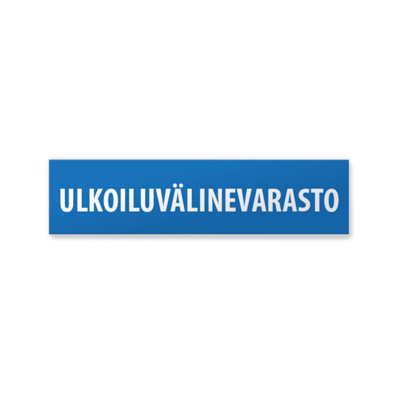 Ulkoiluvälinevarasto