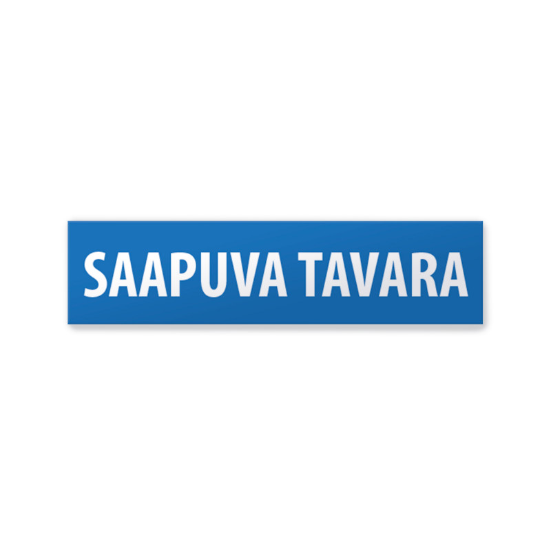 Saapuva tavara