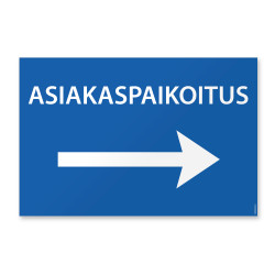 Asiakaspaikoitus (nuoli...