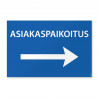 Asiakaspaikoitus (nuoli oikealle)
