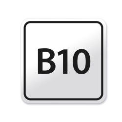Diesel B10 merkintätarra