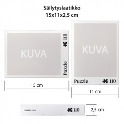 Palapeli omalla painatuksella 110 palaa