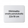 Hiirimatto 22x18 cm omalla painatuksella