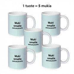Muki omalla painatuksella 5kpl