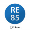 RE85 polttoaineenmerkintätarra