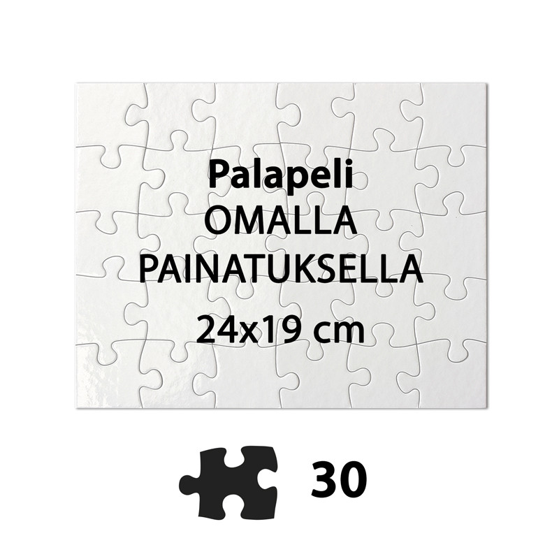 Palapeli omalla painatuksella 30 palaa