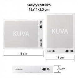 Palapeli omalla painatuksella 30 palaa