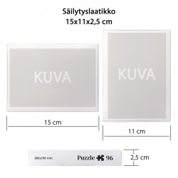 Palapeli omalla painatuksella 96 palaa
