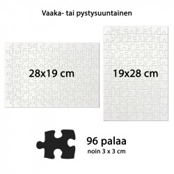 Palapeli omalla painatuksella 96 palaa