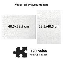 Palapeli omalla painatuksella 120 palaa