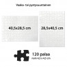Palapeli omalla painatuksella 120 palaa