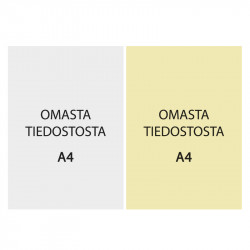 Itsejäljentävät lomakkeet omasta tiedostosta A4 - 100 kpl