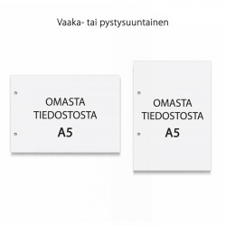 Itsejäljentävät lomakkeet omasta tiedostosta A5 - 100kpl