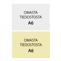 Jäljentävät lomakkeet omasta tiedostosta A6 - 100 kpl