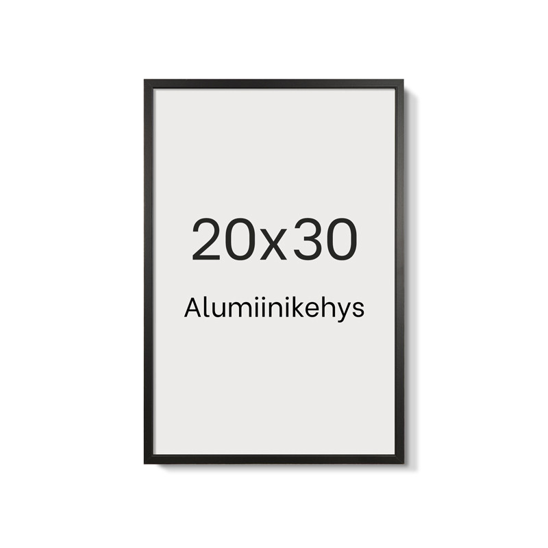 Alumiinikehys 20x30 cm tasainen profiili 7,8 mm