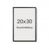 Alumiinikehys 20x30 cm tasainen profiili 7,8 mm