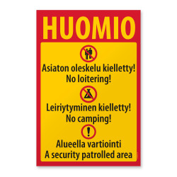 Alueella huomiotava malli 1