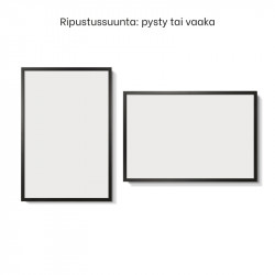 Alumiinikehys 20x30 cm tasainen profiili 7,8 mm