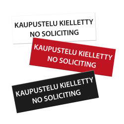 Kaupustelu kielletty - No...