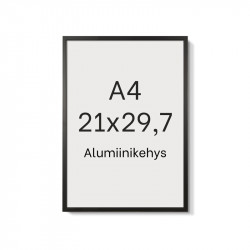 Alumiinikehys A4 tasainen profiili 7,8 mm