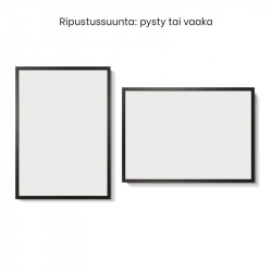 Alumiinikehys A4 tasainen profiili 7,8 mm