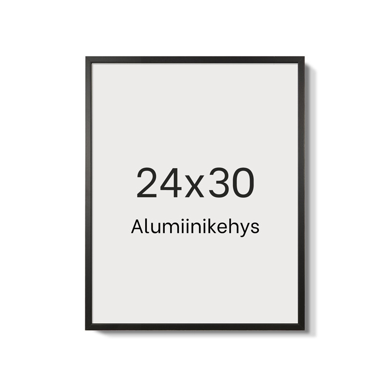 Alumiinikehys 24x30 cm tasainen profiili 7,8 mm