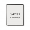 Alumiinikehys 24x30 cm tasainen profiili 7,8 mm