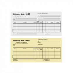 Konetyöilmoitus 210x100mm 100 kpl