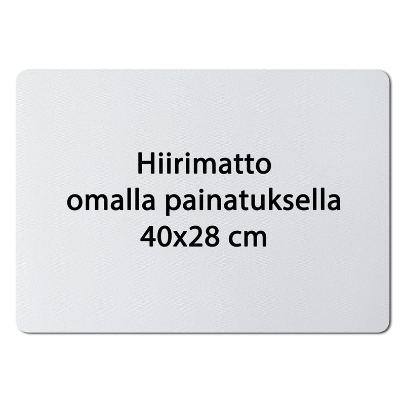 Hiirimatto 40x28 cm omalla painatuksella