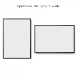 Alumiinikehys A3 tasainen profiili 7,8 mm