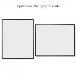 Alumiinikehys 40x50 cm tasainen profiili 7,8 mm