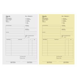 Osto- ja myyntikuitti A4 / 100 kpl
