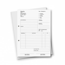 Osto- ja myyntikuitti A4 /...