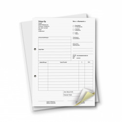 Osto- ja myyntikuitti A4 / 100 kpl