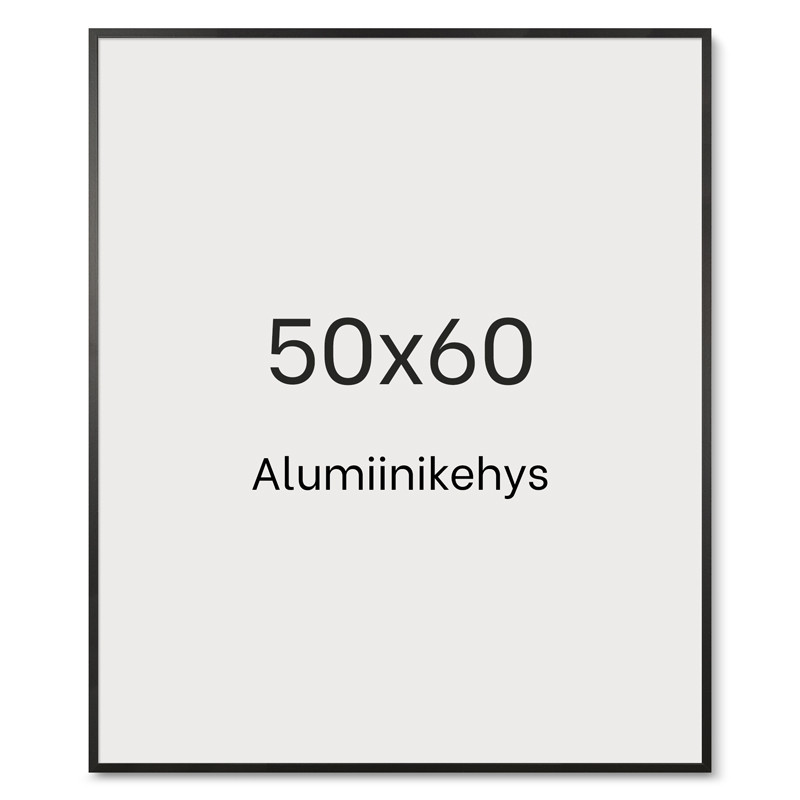 Alumiinikehys 50x60 cm tasainen profiili 7,8 mm