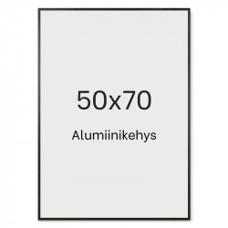 Alumiinikehys 50x70 cm tasainen profiili 7,8 mm